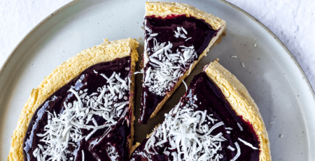 Berry Coconut Cheesecake