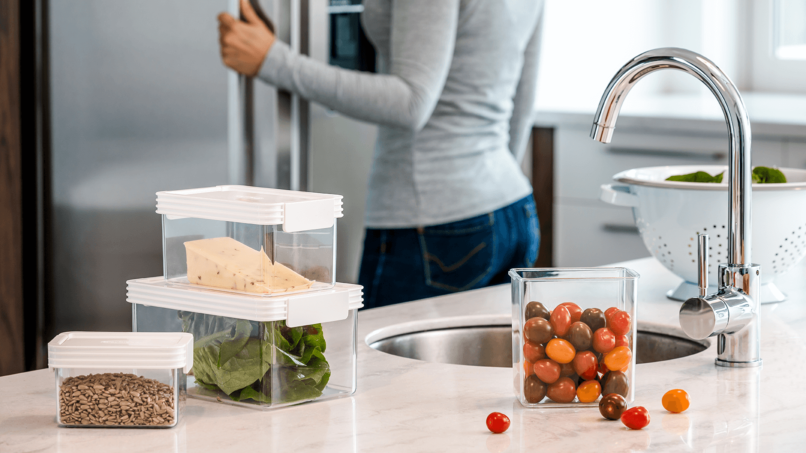 Fridge storage solutions