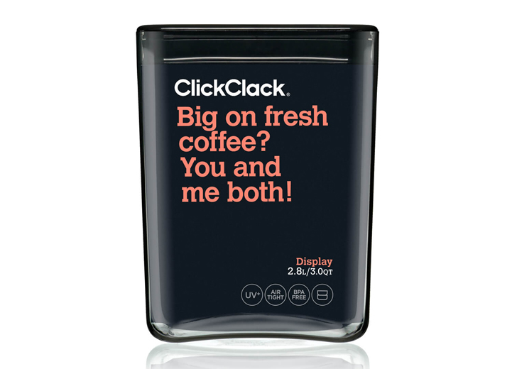 Display Cube 2.8L Airtight Container - ClickClack Australia