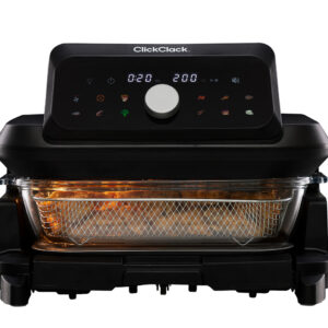 Glass Container Air Fryer Black