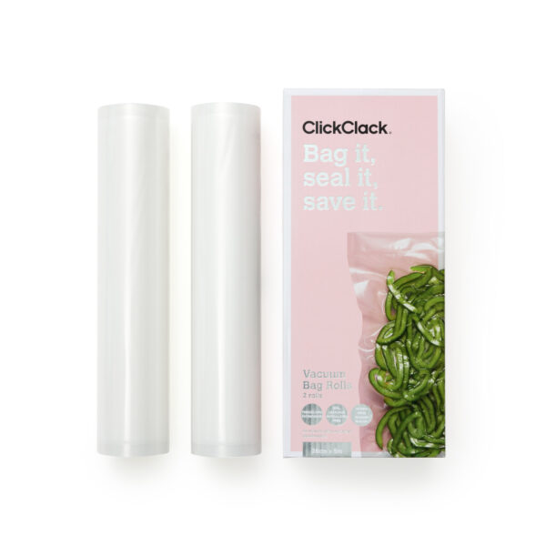 ClickClack Vacuum Bag Rolls 28cm x 5m