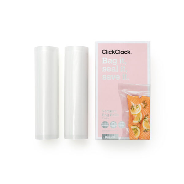 ClickClack Vacuum Bag Rolls 22cm x 5m
