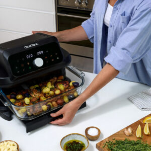 Smart Touch Glass Air Fryer 5.7LT Black - Image 3
